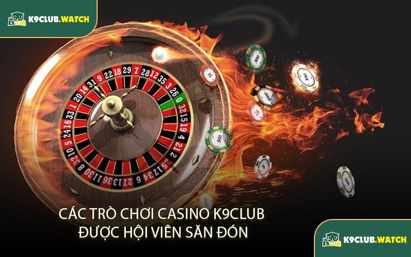 Các Trò Chơi Casino K9CLUB Được Hội Viên Săn Đón